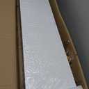 BAYKA White Floating Shelves for Wall, 36 inches Wall Mounted Rustic Wood Shelves for Bathroom, Bedroom, Living Room, for Book/Storage/DecorSet of 3 (C. White - Modern Minimalist Style)