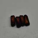 Nuenen 4 Pcs Folding Hair Brush with Mirror Portable Mini Hair Brush Small Compact Pocket Comb for Family Travel Car Gym Wig Bag Purse Gift Women(Tortoiseshell)