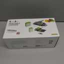 8-in-1 Vegetable Chopper with Container - Veggie Onion Salad Chopper, Mandoline Slicer, French Fry Cutter, Kitchen Gadgets with Cleaning Tools (Gray)