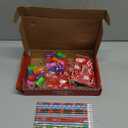 Budbof 168 Pcs Christmas Party Favors for Kids Bulk, 24-Pack School Stationery Set with Notebook Pencils Erasers Rulers Treat Bags for Classroom Gift Exchange Students Prizes Reward