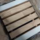 CAROTE 11 Pieces Knife Set with Block for kitchen, Stainless Steel Razor-Sharp Blade, Triple Riveted Ergonomic Handle, Wooden Magnetic Block, Essential Knife Block Set, Beige (White-WS)