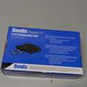 Bendix Priority1 CFC1212 Ceramic Rear Brake Pads for Select Models Lexus ES300h, ES350, HS250h, Pontiac Vibe, Toyota Avalon, Camry, Matrix, RAV4