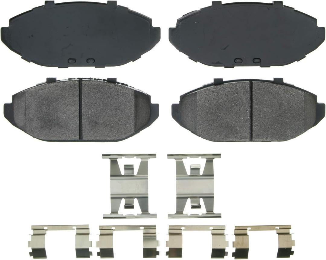 Wagner QS ZX748 Disc Brake Pad Set, Chamfered Edges for Smooth, Quiet Stops, Fits 19982002 Ford Crown Victoria, 19962002 Mercury Grand Marquis