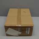 Calmootey Portable Closet Organizers, Clothing Storage, Wardrobe with 6 Shelves and Hanging Rod, Non-Woven Fabric Cover with 4 Side Pockets, Brown