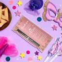 Feifeiya 25 Sets Sweet 16th Birthday Party Favors for Guests, Include Sweet Sixteen Glitter Ballpoint Pens with Thank You Cards, Thank You for Coming to My 16 Years Birthday Party Supplies (Classic)