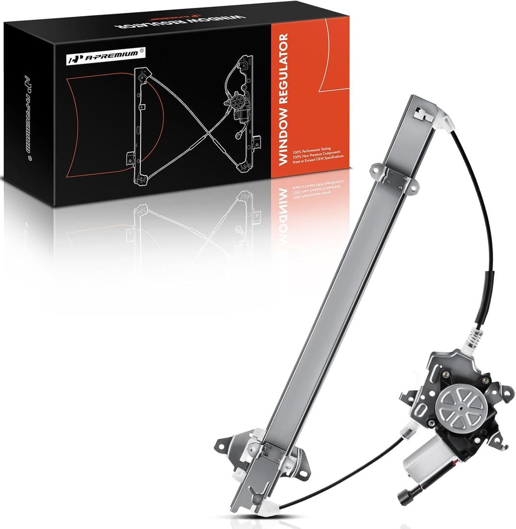 A-Premium Power Window Regulator with Motor Compatible with Nissan Frontier Xterra 2005-2015 Pathfinder Suzuki Equator (2 Pins Only) Front Right
