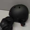 Adjustable Helmet for Ages 3-16 Kids Toddler Boys Girls Youth,Protective Gear with Elbow Knee Wrist Pads for Multi-Sports Skateboarding Bike Riding Scooter Inline skatings Longboard Roller Skate (Small: 18.9"-21.26" / 48cm-54cm, Black)