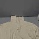 LASLULU Womens Half Zip Pullover Sweaters Oversized Long Sleeve Fall Winter Cozy Sweaters 2025 Trendy Clothes Outfits (Large, Butter Cream)