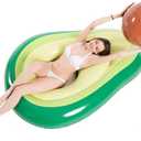 Jasonwell Inflatable Avocado Pool Float Floatie with Ball Water Fun Large Blow Up Summer Beach Swimming Floaty Party Toys Lounge Raft for Adults (XL)