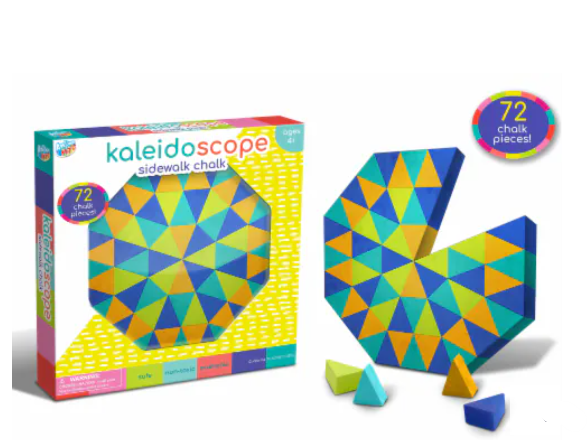 72pcs Jumbo Kaleidoscope Chalk 3PAck