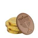 The Dreidel Company Gelt in Hanukkah Gift Bag, 15 Coins in each Bag Gold Nut-free Belgian Coins, 3-Bags (EXP 08/16/26)