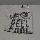 Reel Cool Papaw Fishing Fisherman Funny Grandpa Retro T-Shirt (2XL)