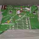 Football Party Supplies Kit - Large 23.62x17 inch Superbowl Snack Stadium Tray & Cardboard Food Trays Plates, All-in-One Football Party Decorations for Superbowl 2026, Game Day, Birthday Celebrations