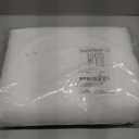 NICETOWN White Linen Sheer Curtains and Drapes 84 inches Long, Rod Pocket & Back Tab semitransparent with Light Through Vertical Window Treatments for Sliding Glass Door & Living Room, 52"W, Set of 2,White, 52"W x 84"L (Pack of 2)