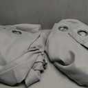 Punch Free Grommet Blackout Curtains Durable Heat Insulation Room Darkening for Bedroom Living Room, Excellent Blackout Ability - 52.0x83.9in (132x213cm / 52.0x83.9in) (Light Gray)