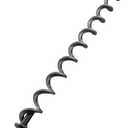 23-inch Auger Shaft Screw Compatible with Pit Boss Series 1000 1100 Pro Series 1100 1000SC Austin XL Pellet Grills Smoker, Spiral Drill Shaft Screw for Pellet Grill Parts, with Nylon Bushing