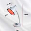 Red Lights Therapy Lamp-660nm Red Light,850nm & 940nm Infrared Light Therapy for Body Pain and Skin Vitality(275W Infrared Massage)