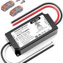 96W 24V Dimmable LED Driver UL Listed, DC 24V Triac ELV/MLV LED Dimmable Power Supply Compatible with Lutron & Leviton Switches 96 Watt LEDs Transformer 24 Volt Smooth Flicker Free Dimming