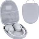 Hard Case Replacement for Sony WH-1000XM6, WH-1000XM5, WH-1000XM4, WH-1000XM3 Noise Canceling Headphones, Portable Travel Headphone Cases (White Case)