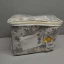 RUVANTI Flannel Sheets Queen Size - GOTS Certified 100% Organic Cotton, 4 Piece Warm, Soft & Breathable Set, Deep Pocket Snug Fit, Double Brushed Cozy All Season Bedding, Crystal Noir