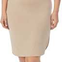 Jones New York Women's Silky Touch 23" Anti-Cling Knee Length Half Slip Skirt (Nude)