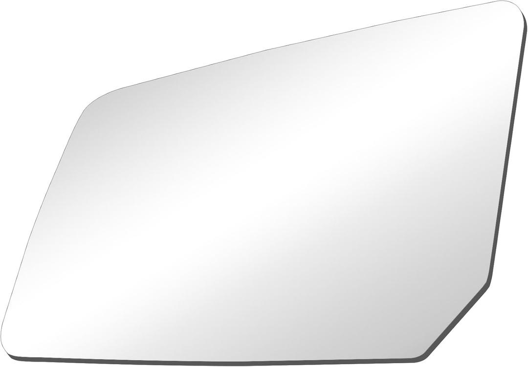BOOLEE Mirror Glass Replacement fit for 2009-2016 Chevy Traverse 2007-2016 GMC Acadia 2017 GMC Acadia Limited 2007-2010 Saturn Outlook Driver Left Side LH With Adhesives