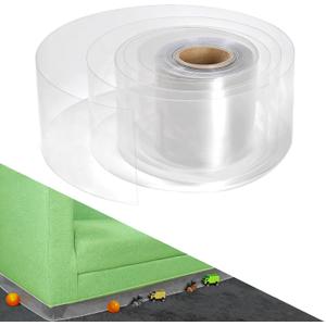 Sopicoz 32.8 Feet Clear Under Couch Blocker for Pets, 3 inch high Invisible Under Sofa Blocker, Furniture Bed Sectional Cabinet Blocker, Gap Bumper Stop Toys Going Under Sofa