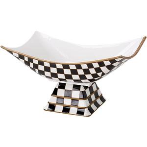 Porlien Checker Fruit Bowl with Stand