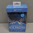 Everlasting Ice Reusable Ice Packs for Lunch Boxes & Coolers (4 Pack) Flexible, Long-Lasting, BPA Free, Versatile Lunch Box Ice Packs for Insulated Bags, Picnic, Travel, and More