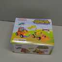 Inertia Toy Early Educational Toddler Baby Toy Friction Powered Cars Push and Go Cars Tractor Bulldozer Dumper Cement Mixer Engineering Vehicles Toys for Children Boys Girls Kids Gift 4PCS