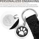 PUPTECK No Pull Dog Harness Soft Adjustable Basic Nylon Step in Puppy Vest Outdoor Walking with ID Tag, Large