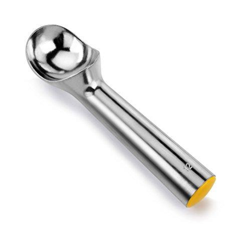 New Star Foodservice 7006957 Commercial Ice Cream Dipper Scoop Yellow 3-oz Size 12
