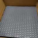 Fast-Drying Outdoor Decking for Garden, Kennel, Storage Shed, Basement, Garage, Patio, Bathroom, 10 PCS 12''x12''x0.59'' Heavy-Duty Interlocking Decking Tiles, Maximum Bearing Capacity up to 6613 LBs