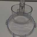 4 Locking Knob DFP-14NWBCT1 Food Processor Replacement Bowl Lid, Compatible with Cuisinart Food Processor DLC-005AGTXT1 Bowl, Suitable for Model DFP-14 (4.45 * 7.6in)