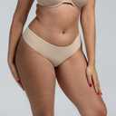 Women's Seamless Thong Underwear No Show Quick-Dry Max-Stretch Panties Soft Comfortable 3 Pack (XX-Large)