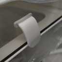 Desk Organizer Set, White & Clear Stackable Dustproof Storage Boxes for Desktop, Office, Bathroom, DIY Craft & Vertical Space Saving, Perfect for Makeup, Stationery Organization (5 Drawer)