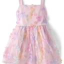The Children's Place,Girls,Dressy Dress, Short Sleeve Bright Pink, 6