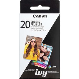 Canon IVY ZINK 2" x 3" Photo Sticker Paper 20 sheets Pack