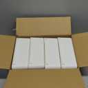 4 Pack Baby Wipes Dispenser Refillable Wipe Holder with Lid Toilet Wipes Container for Bathroom Tissue Paper Storage Box for Home Office (White)