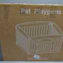 NEWBULIG 24 Inch 4 Panels Dog Playpen, Plastic Pet Play Pen Fence