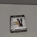 Physix Gear Compression Socks 20-30 mmHg - Men & Women - Running, Nurses, Shin Splints, Flight, Travel (Black)