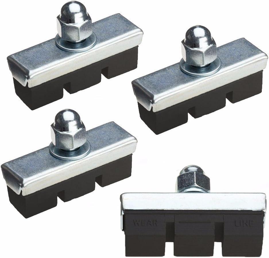 Wideskall High Grade 40mm Cycling Bicycle Bike Bolt On Brake Pads (Pack of 2 pairs)