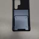 COOYA Wallet Case for Samsung Galaxy S25 Ultra 6.9'' Navy, 3-5 Credit Cards Holder, Slot Flip Cover Back Pocket, Dual Layer Protective Hard Shell+Soft TPU Rubber Inner, Bumper Armor, Non-Slip, Women