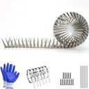 Bird Spikes, Squirrel Baffles, Outdoor Squirrel Spikes are Used for Squirrels, Raccoons to Climb Fences and Bird Feeder Poles. (Size 40 inches)