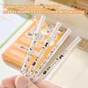 2 x Cat Pens, Animal Pattern Gel Pens, 8-Pack, 0.5mm Fine Point Black Ink, Quick-Drying & Smooth Writing for School, Note-Taking, Journaling & Office Use