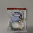 Filoto Compatible with AirPods 4 Case - Soft Silicone Cover with Bracelet Lanyard and Keychain, Shockproof and Scratch-Resistant, Cute Design for AirPods 4th Generation(Gray Blue)