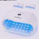 JDiction UV Light for Resin, Wireless UV Resin Lamp with 48 LED Beads, Long Time Setting (1min, 3min, 5min, 10min), Rechargeable 48W Powerful Cordless Curing Tool for Jewelry Making Crafts