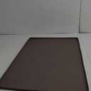 Silicone Under Sink Mat 34" x 22", Kitchen Essentials and Gadgets, Shelf Liner and Cabinet Protector, Home Organizers and Storage, Waterproof Bathroom Tray (Brown)