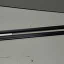 2PCS Shower Door Bottom Seal Strip, Black PVC, 36" Length, Fits 10mm Thick Glass, Prevents Leaks & Water Damage, Easy Installation, No Adhesive Required (Black, 36in for 3/8"(10mm) Door)