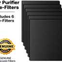 6 Pack Washable Pre-Filters for T554 Air Purifier, Original Version